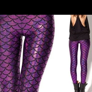 Brand new purple mermaid leggings